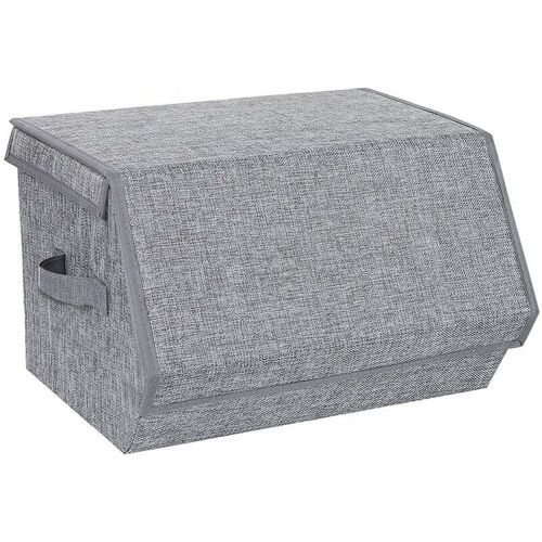 Mediawave Store - Conteneur De Stockage Pliable Poignées Latérales Fermeture Magnétique