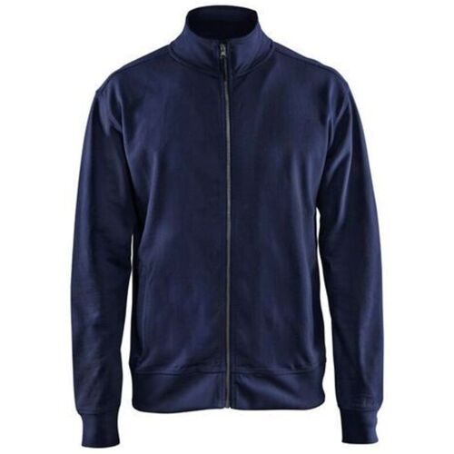 Sweat De Travail Zippé 3371 Marine Foncé Xxxl