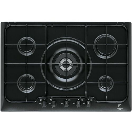 Table De Cuisson Electrolux Pn750uv Noir Encastrable Gaz 5 Brûleurs