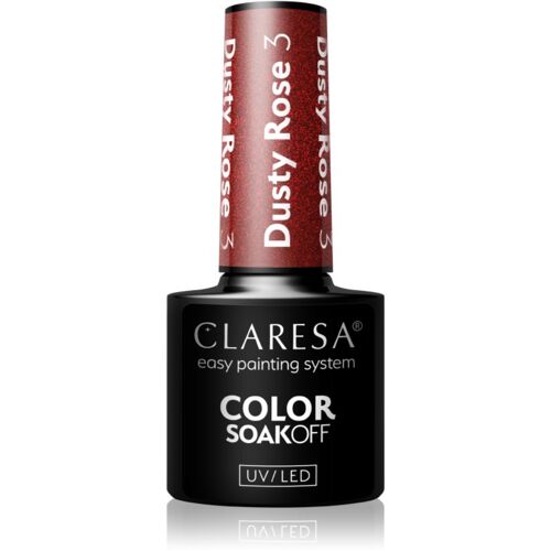 Claresa Soakoff Uv/Led Color Dusty Rose Vernis À Ongles Gel Teinte 3 5 G 