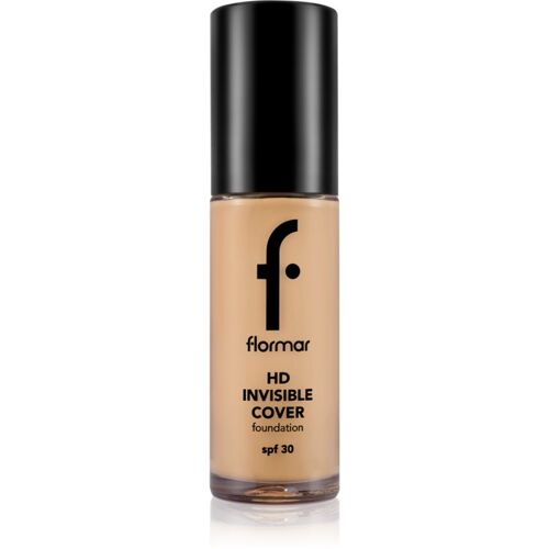 Flormar Hd Invisible Cover Foundation Fond De Teint Léger Illuminateur Spf 30 Teinte 80 Soft Beige 30 Ml 