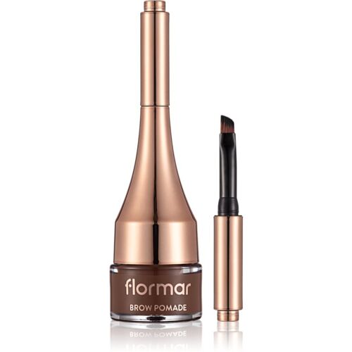 Flormar Brow Pomade Pommade-Gel Sourcils Avec Pinceau Teinte 02 Light Brown 2,2 G 