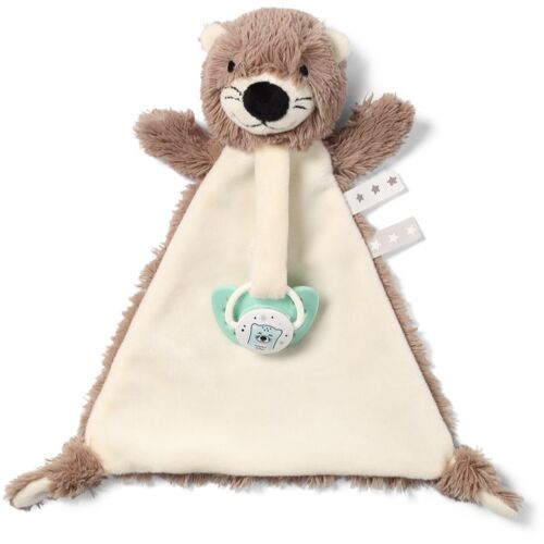 BabyOno Toy doudou plat à clip Otter Maggie 1 pcs