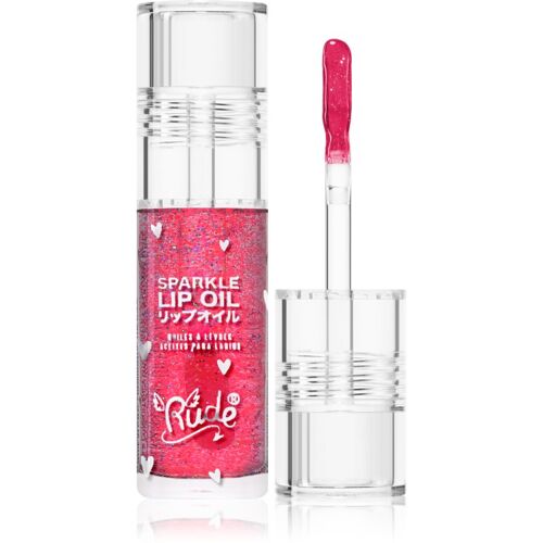 Rude Cosmetics Manga Collection Sparkle Lip Oil Huile Teintée Pour Les Lèvres Pour Un Effet Naturel Teinte Watermelon 4 G 