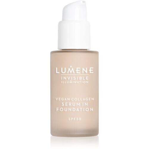 Lumene Invisible Illumination Vegan Collagen Serum In Foundation Fond De Teint Léger Effet Nourrissant Spf 30 0.5 30 Ml 