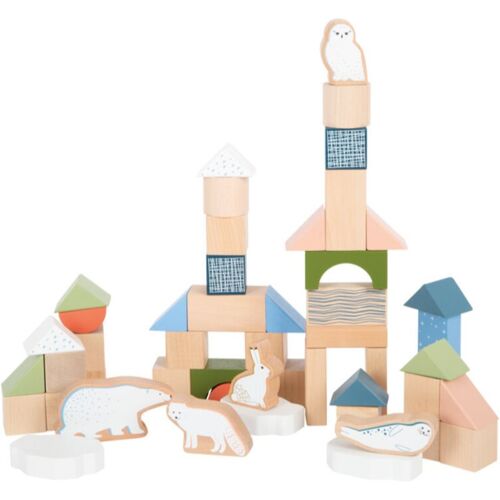 Small foot Wooden Building Blocks Dino cubes en bois 12 m+ 20 pcs