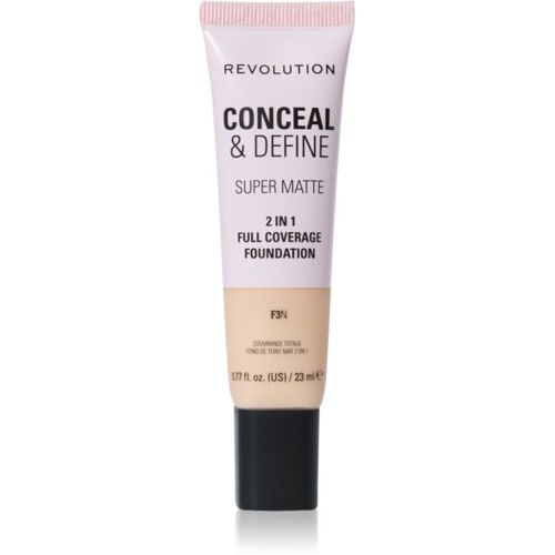 Revolution Conceal & Define Fond De Teint Matifiant Teinte F3n 23 Ml 