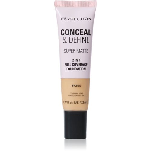 Revolution Conceal & Define Fond De Teint Matifiant Teinte F7.2nw 23 Ml 
