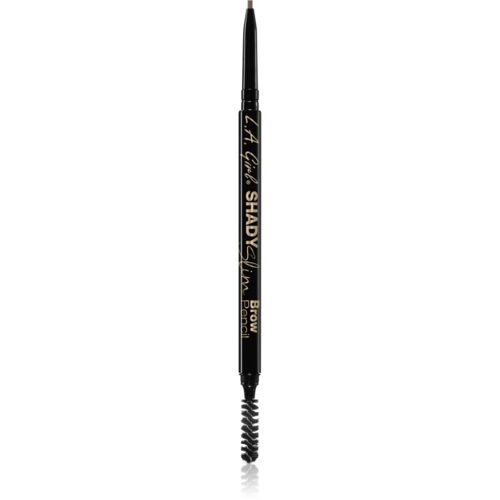 L.A. Girl Cosmetics Shady Slim Crayon Sourcils Automatique Avec Brosse Teinte Soft Brown 0.08 G 