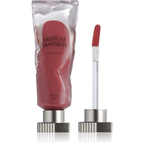 Muzigae Mansion Objet Liquid Rouge À Lèvres Liquide Longue Tenue Effet Mat Teinte 022 Pairing 6 Ml 