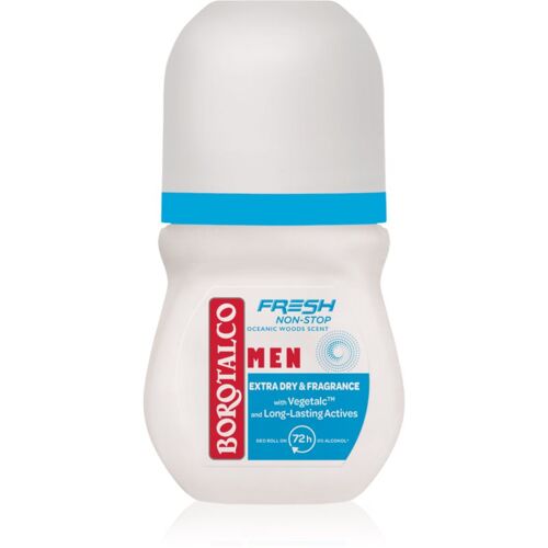 Borotalco Non-Stop Fresh Men Déodorant Roll-On Pour Homme Parfums Oceanic Wood 50 Ml 