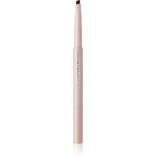 J.Cat Beauty Lip Contour Crayon Contour Lèvres Avec Pinceau Teinte Wild Burgundy 0.22 G 