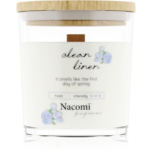 Nacomi Soy Candle Home Fragrances bougie parfumée avec mèche en bois 140 g