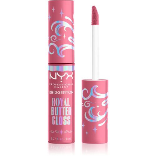 Nyx Professional Makeup Bridgerton Royal Butter Gloss Brillant À Lèvres Teinte 01 Angel Food Cake 8 Ml 