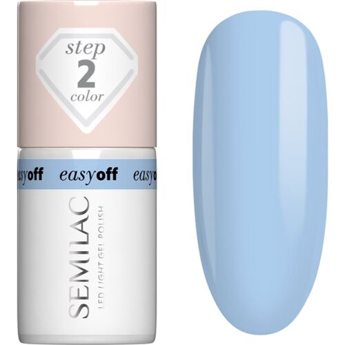 Semilac Easy Off Step 2 Vernis À Ongles Gel Lampe Uv/Led Teinte Azul Blue 7 Ml 