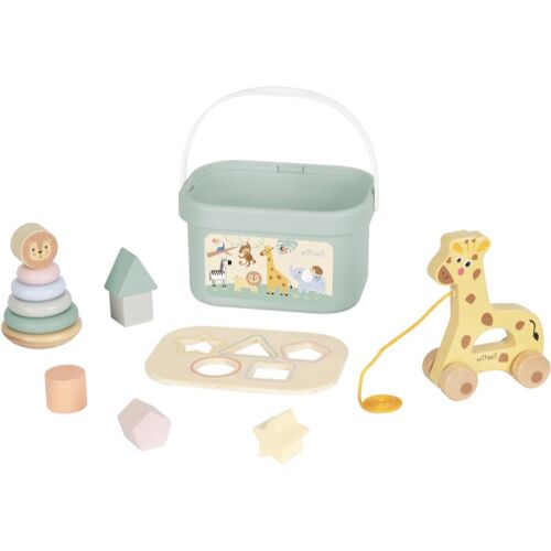 eliNeli ZOO 4 in 1 lot de jouets en bois 1 pcs