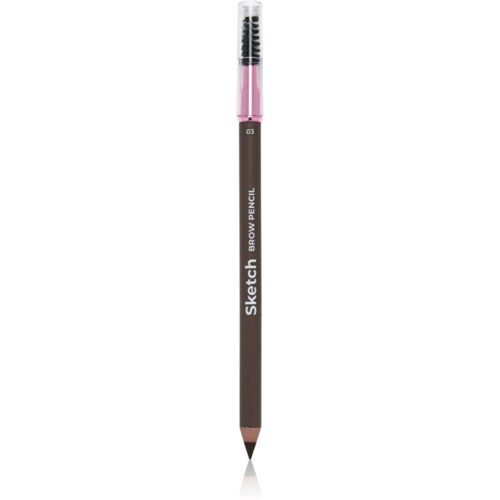 Lamel Sketch Crayon Pour Sourcils Avec Brosse Teinte 03 1.1 G 