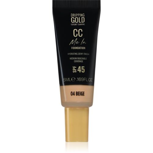 Dripping Gold Cc Me In Mini Trial Fond De Teint Léger Spf 45 Teinte Beige 04 5 Ml 