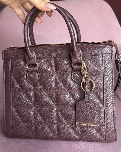 Sac bordeaux en cuir Geox