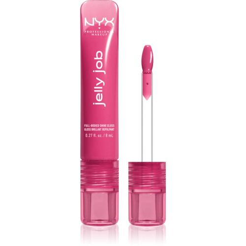 Nyx Professional Makeup Jelly Job Brillant À Lèvres Éclatant Effet Repulpant Teinte Jelly Jammin 7.5 Ml 