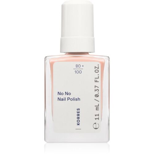 Korres No No Nail Polish Vernis À Ongles Traitant Teinte 20 Peach Blush 11 Ml