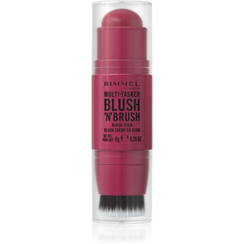 Rimmel Multi-Tasker Blush'n'brush Blush En Stick Avec Pinceau Teinte 200 Fushia Glam 8 G 