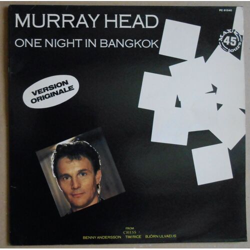 Maxi 45 Tours Murray Head " One Night In Bangkok "