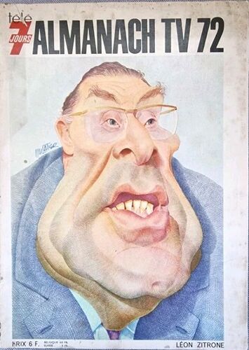 Almanach Tv 1972 Télé 7 Jours Léon Zitrone