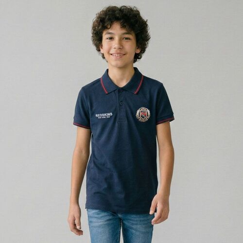 Polo White Po Rs4079 8/16 Ans Enfant Redskins