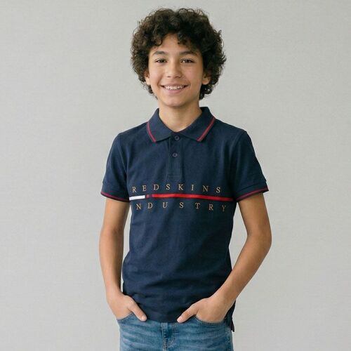 Polo Navy Po Rs4179 8/16 Ans Enfant Redskins