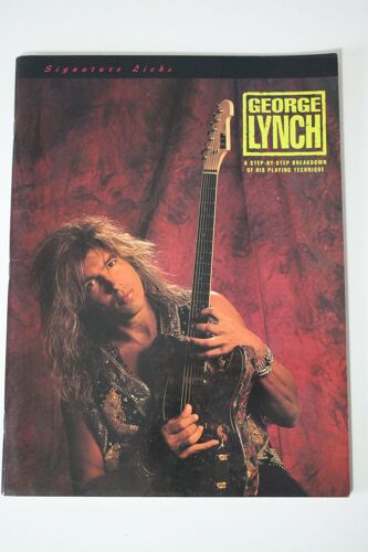 George Lynch Signature Licks - Step By Step Playing Technique Guitar