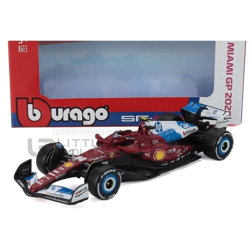 Bburago 1/43 - Ferrari Sf-25 - Miami Gp 2025 (C. Leclerc) 36853-L16-Miami-Bburago