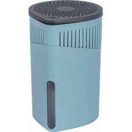 Déshumidificateur Wenko Drop 1000 G Turquoise Pour Maison Absorbeur D'Humidité Design séns électricité Idéal Pour Espaces Jusqu'à 80 MÂ³ Avec Calcium Chlorure Et Indicateur De Niveau D'Eau