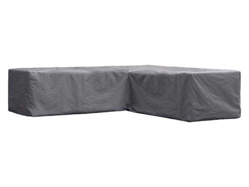 Housse D'Extérieur Pour Ensemble De Jardin, Gris, Forme L, 300 Cm X 300 Cm X 70 Cm - Perel