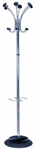 Alba - Portemanteau 6 Doubles Patères Métal Chromé