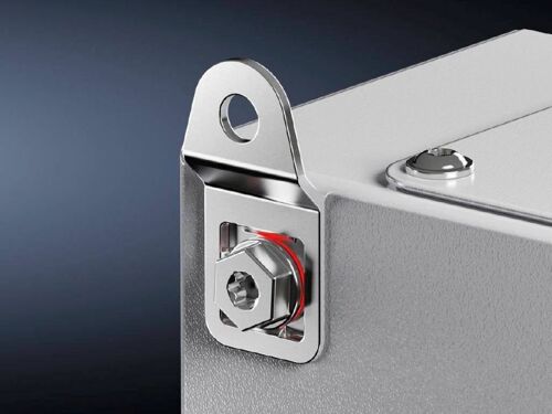 Rittal Kx 1590.010 Support Mural Tôle D'Acier Argent 4 Pc(s) A391772