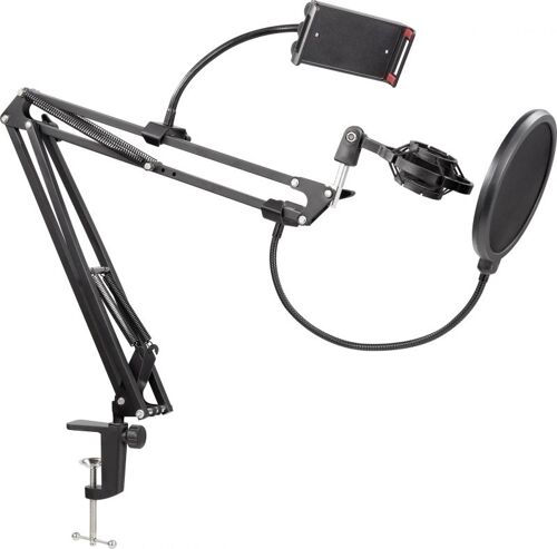 Renkforce - Rf-mcs-200 Trépied De Table Pour Microphone