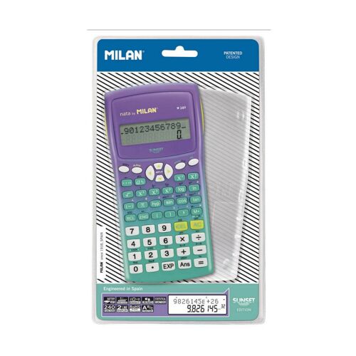 Milan - M240 Sunset Green Calculatrice Scientifique Blister 64244