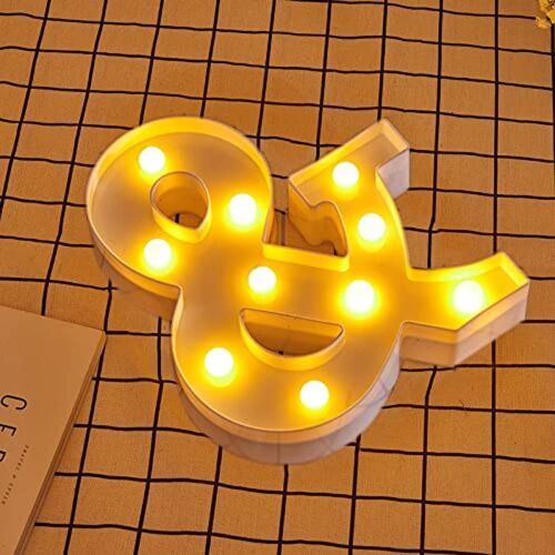 Lettres Led Lettres Décoratives - Lettres Et Étiquettes À Piles 2 Aa - Jandei
