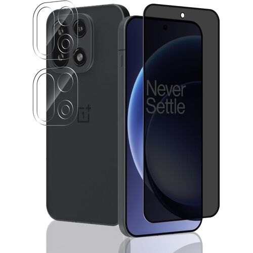 1 Pièce Verre Trempé Anti Espion Pour Oneplus 15 Protection D'Écran + 2 Pièces Protecteur Caméra, Dureté 9H/Anti-Spy, Protège Écran Pour Oneplus 15 - Privacy Vitre Trempé