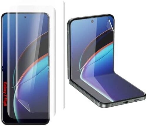 Lot De 3 Films Protecteurs D'Écran En Tpu Pour Samsung Galaxy Z Flip 6, Déverrouillage D'Empreintes Digitales, Hd Transparent, Anti-Rayures, Sans Bulles, Ultra Fin