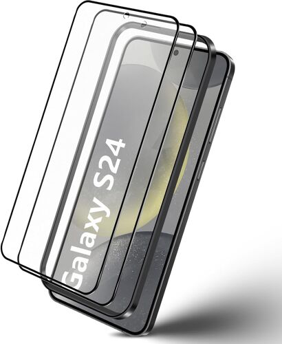 2 Pièces Mat Verre Trempé Pour Samsung Galaxy S24 5G, Anti-Reflet & Anti-Trace Protection D'Écran Mat, Dureté 9H Anti-Empreintes Digitales Anti-Rayure Vitre Protection, Facile À Installer