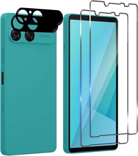 Verre Trempé Pour Sony Xperia 10 Vii, 2 Pièces Film Protection Écran Et 2 Pièces Caméra Arrière Protecteur, Sans Bulles - Anti Rayures, Hd Ultra Transparent Dureté, 9H Glass