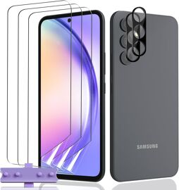 KALANKA-3+2 Pièces pour Samsung Galaxy A54 5G Protection Écran TPU Souple [Pas Verre Trempé] + Caméra Verre Trempé, HD Anti Rayures Protecteur D'écran pour Samsung Galaxy A54 5G
