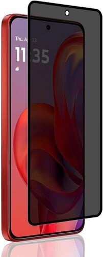 Verre Trempé Anti Espion Pour Motorola Moto Edge 50 Neo Protection D'Écran [1 Pièce], Sans Bulles/Dureté 9H/Anti-Peeping Privacy Vitre Trempé, Anti-Spy Protège Écran Pour Moto Edge 50 Neo
