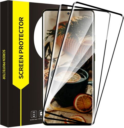 2 Pack Verre Trempé Pour Motorola Edge 60/60 Fusion/60 Pro 5G, Dureté 9H Vitre Protection, Bords Incurvés En 3D, Haute Sensibilité, Haute Définition Motorola Edge 60 Protection Écran