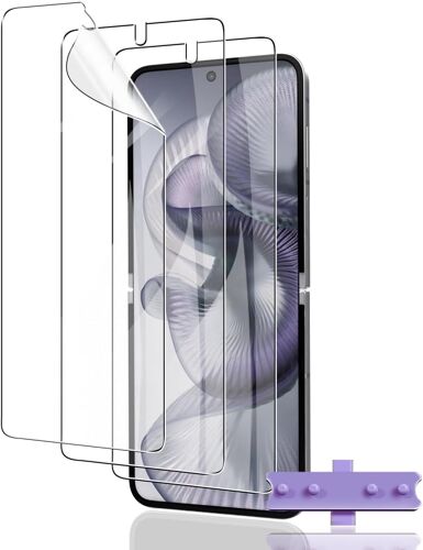 Film De Protection D'Écran Pour Xiaomi Mix Flip 2, 3 Pièces Hydrogel Transparent Hd Souple En Tpu Films, Anti-Rayures,Anti-Huil, Film De Protection Écran Pour Xiaomi Mix Flip 2