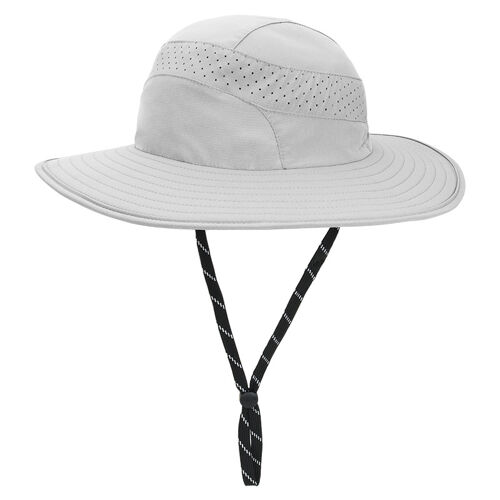 Chapeau De Soleil D'été Pour Hommes Et Femmes - Chapeau De Seau De Pêche De Randonnée Gris Clair,Une Taille Convient À Tous