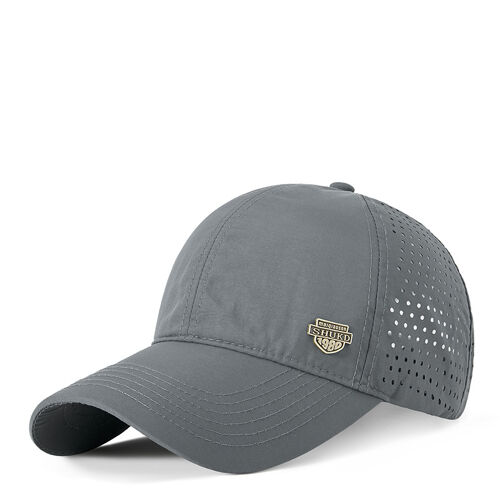 Casquette De Baseball De Protection Solaire D'été Pour Hommes Femmes Chapeau De Protection Solaire Séchage Rapide Gris Foncé,M (56 À 59 Cm)