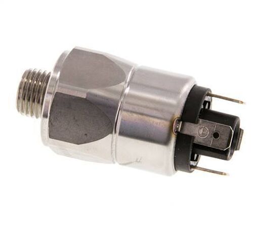 Pressostat SPDT en acier inoxydable 1 à 10bar Connecteur plat G1/4'' 250VAC